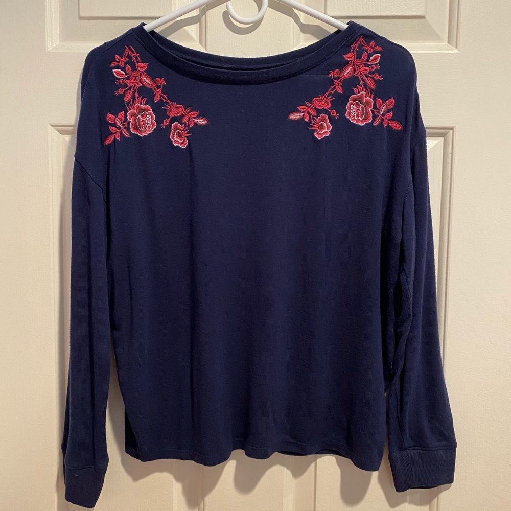 Navy Blue Sleep Sweater